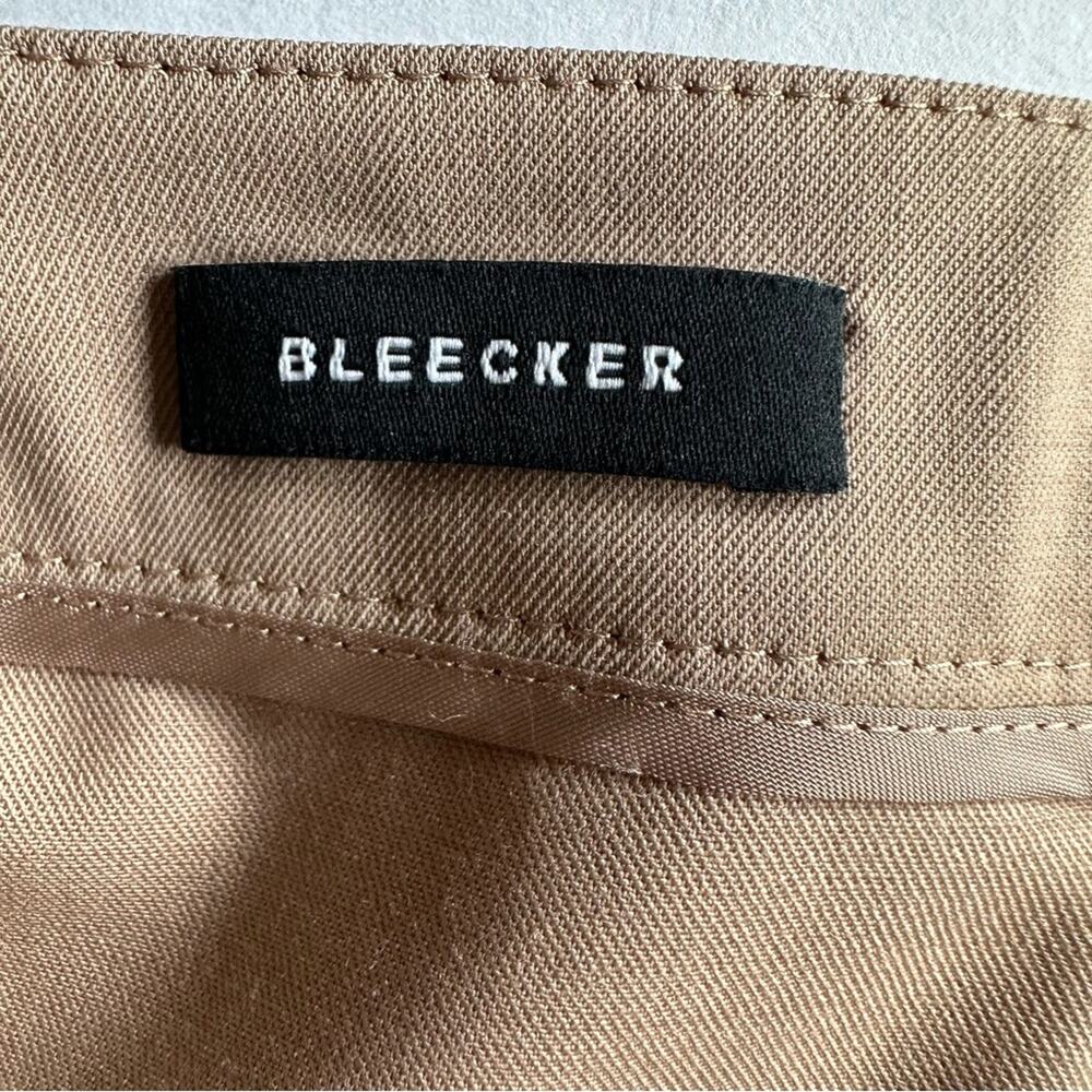Lafayette 148 Bleeker Trouser Pant Wool Stretch Tan 4 Career Quite Luxury Office - Picture 7 of 12